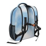 yanfind Children's Backpack Pigeons Pigeon Flying Fly Birds Bird Isolated Homing Sky Clouds Grey Preschool Nursery Travel Bag