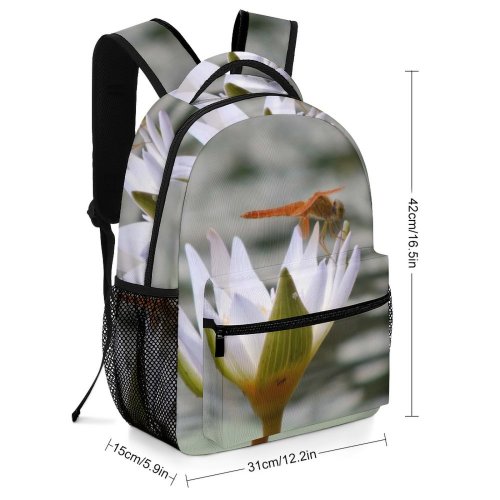 yanfind Children's Backpack Flower Flowers&trees Landscapes&natural Fly Westjava Natural Plant Petal Flowering Botany Preschool Nursery Travel Bag