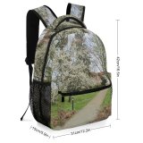 yanfind Children's Backpack Bushes Calm Clouds Countryside Distance Grassland Idyllic Landscape Meadow Parkway Peaceful Perspective Preschool Nursery Travel Bag