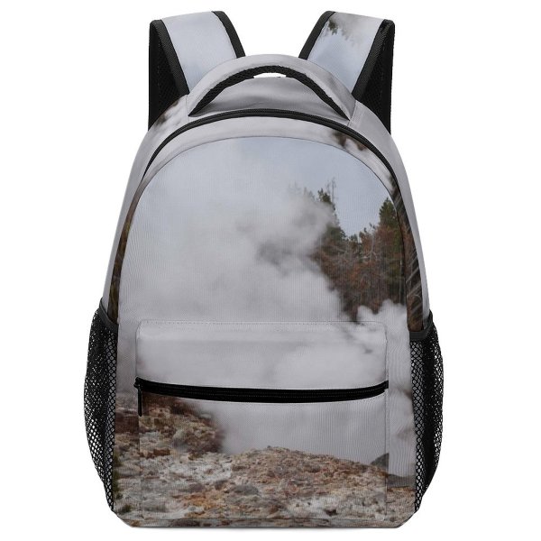 yanfind Children's Backpack Natural Eruption Geyser Yellowstone  Domain Public National Wonders Outdoors Wy Preschool Nursery Travel Bag