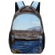 yanfind Children's Backpack Building Countryside × Promontory Housing Road Iceland Tundra Pictures Ground Preschool Nursery Travel Bag