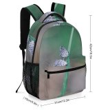 yanfind Children's Backpack Grass Butterfly Bug Insect Wing Perched Field Garden Outdoors Grey Preschool Nursery Travel Bag