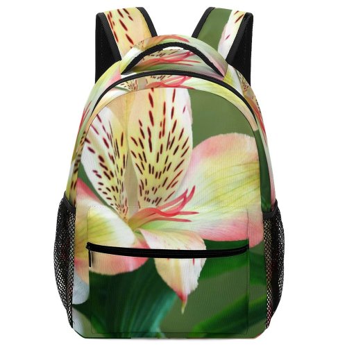 yanfind Children's Backpack Flowering Focus Beautiful Plant Delicate Flowers Colours Depth Field Growth Blooming Preschool Nursery Travel Bag