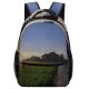 yanfind Children's Backpack Field Grassland Outdoors Countryside Paddy Purwakarta Jawa Barat Sky Grey Stock Preschool Nursery Travel Bag