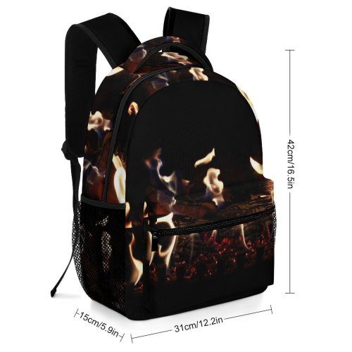 yanfind Children's Backpack Flame Images Domain Fireplace Fire Outdoors Coal Wallpapers Public Bonfire Preschool Nursery Travel Bag
