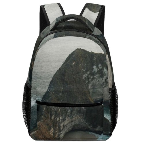 yanfind Children's Backpack Erosion Sand Formation Landscape Daylight Mountains Daytime Formations Island Beach Sight Preschool Nursery Travel Bag