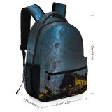 yanfind Children's Backpack Dark Astrology Landscape Evening Space Astronomy Outdoors Scenic Starry Constellation Constellations Preschool Nursery Travel Bag