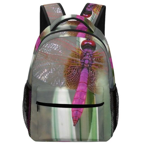 yanfind Children's Backpack Insect Pond Fly Colourful Dragonflies Damseflies Net Winged Insects Invertebrate Hawker Preschool Nursery Travel Bag