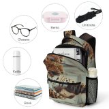 yanfind Children's Backpack Leopard Big Cat Safari Wild  Wildlife _ Preschool Nursery Travel Bag