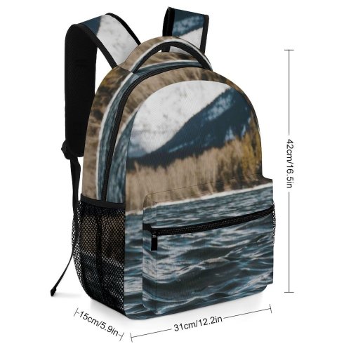 yanfind Children's Backpack Abies Swim Tree  Plant Fir Free  Stock Outdoors Wallpapers Preschool Nursery Travel Bag