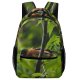 yanfind Children's Backpack Birds Plant Bush Vegetation Leaf Finch Beak Agelaius Blackbird Jay Fruits Jar Preschool Nursery Travel Bag