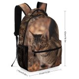 yanfind Children's Backpack Funny Outdoors Cute Little Young  Portrait Kitten Pet Whisker Fur Wild Preschool Nursery Travel Bag