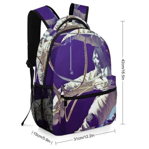 yanfind Children's Backpack Astronaut Space Universe Cosmonaut Astronomy Galaxy Nasa Science Satellite Preschool Nursery Travel Bag