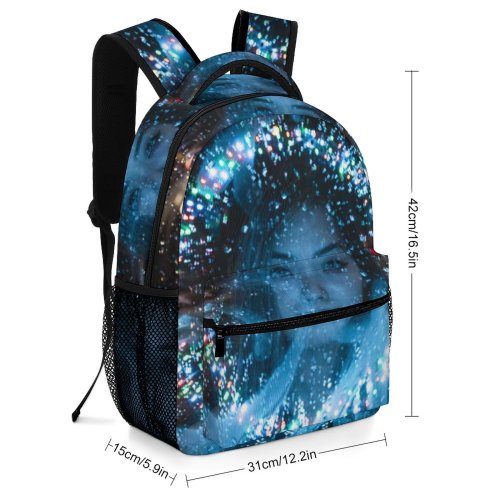 yanfind Children's Backpack Girl Dark Time Skin Lights Lapse Beauty Fashionable Photoshoot Evening Colorful Expression Preschool Nursery Travel Bag