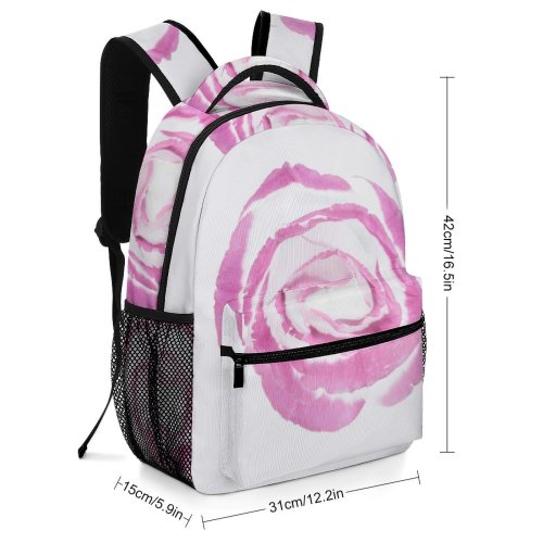 yanfind Children's Backpack Floral Lisianthu Rose Plant Pain Pictures Prairie Macro Free Flower HQ Preschool Nursery Travel Bag