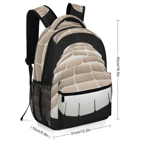 yanfind Children's Backpack Focus Dark Design Shining Lamp Light Unique Round Vintage Bulb Creative Preschool Nursery Travel Bag
