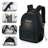 yanfind Children's Backpack  Scary Dark Design Illuminated Lamp Insubstantial Empty Space Room Light Luminescence Preschool Nursery Travel Bag