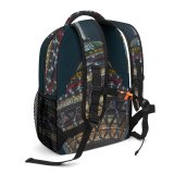 yanfind Children's Backpack Attract Center Tall Street Industrial City Dark Design Shiny  Highlight Illuminate Preschool Nursery Travel Bag
