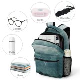 yanfind Children's Backpack Grey India Landscape Forest Tree Tamhini Ghat Road Field Fog Mist Preschool Nursery Travel Bag