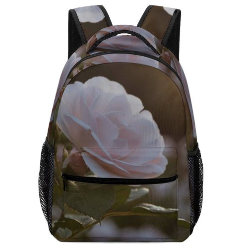 yanfind Children's Backpack  Flower Plant Rose  Light Grey Sunlight Stock Preschool Nursery Travel Bag