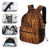 yanfind Children's Backpack Firework Night Party Year Fireworks Midnight Diwali Darkness Fte Festival Year's Preschool Nursery Travel Bag