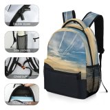 yanfind Children's Backpack Cloud Sky Outdoors Trentino Alto Adige Tyrol Italy Sunset Landscape Silhouette  Ray Preschool Nursery Travel Bag