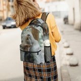 yanfind Children's Backpack  Focus Family Primate Depth Field Shallow  Wildlife Stone Fur Outdoor Preschool Nursery Travel Bag