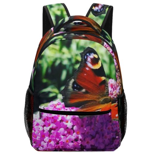 yanfind Children's Backpack Birds Insect Invertebrate Ernst Kraft Strae Selm Deutschland Plant Butterfly  Flower Outdoors Monarch Preschool Nursery Travel Bag