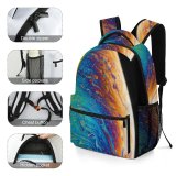 yanfind Children's Backpack Outer Pictures Planet Abstract Globe Free HQ Hungary Astronomy Texture Space Preschool Nursery Travel Bag