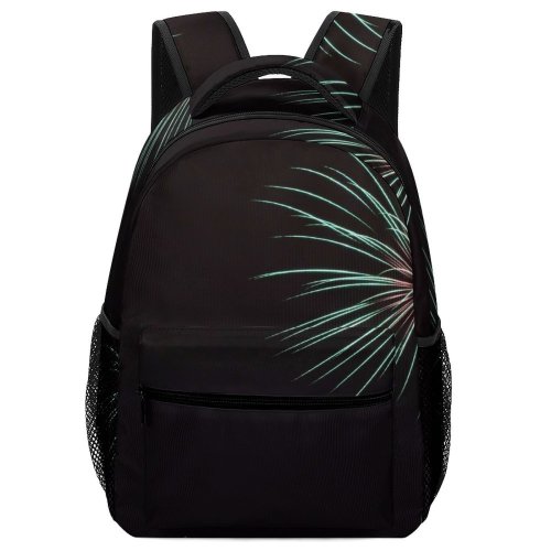 yanfind Children's Backpack Fireworks Light Night Dark Overcoming Diwali Darkness Midnight Year's Eve Fte Preschool Nursery Travel Bag
