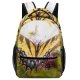 yanfind Children's Backpack Butterfly Insect Invertebrate Monarch Sunny Bee Honey Preschool Nursery Travel Bag