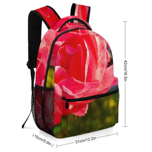 yanfind Children's Backpack  Flower Plant Rose – St Se Washington United States Geranium Petal Preschool Nursery Travel Bag