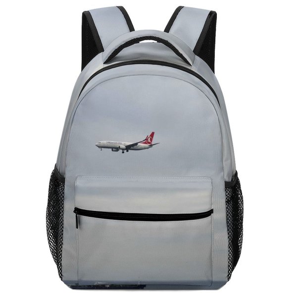 yanfind Children's Backpack Aircraft Ship Sky Sea Flight Ocean Airplane Clouds Preschool Nursery Travel Bag