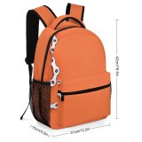 yanfind Children's Backpack Bike Chain Industrial Metal Linked Design Shiny Gear Font Insubstantial Digit Creativity Preschool Nursery Travel Bag