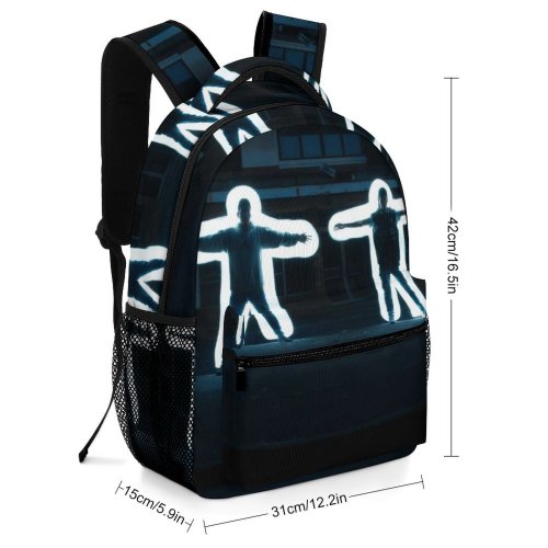 yanfind Children's Backpack Dark Time Outerwear Illuminated Lights Guy Fashionable Photoshoot Evening Expression Facial Youth Preschool Nursery Travel Bag