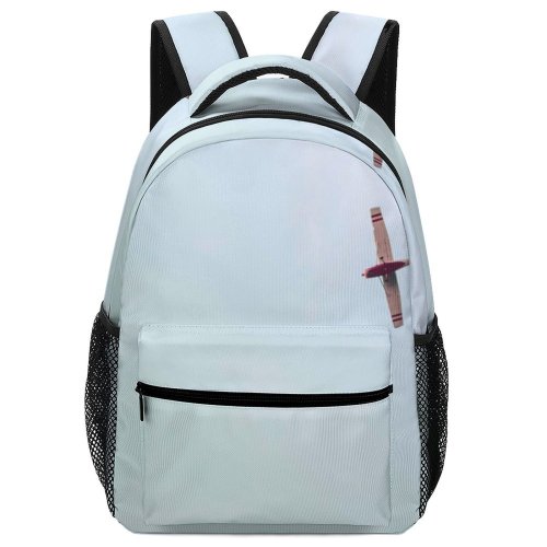 yanfind Children's Backpack Birds Flying Airplane Aircraft Transportation Vehicle Aviation Sky Plane Preschool Nursery Travel Bag