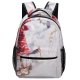 yanfind Children's Backpack Dwarf Frozen Winter Season Gnome Grass Daylight Skiing Skier Snow Snowy Preschool Nursery Travel Bag