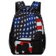 yanfind Children's Backpack  Honor Freedom Jul Liberty Spangled Independence Usa Stripe Administration Fourth Memorial Preschool Nursery Travel Bag