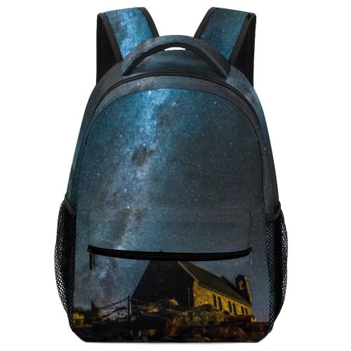 yanfind Children's Backpack Dark Astrology Landscape Evening Space Astronomy Outdoors Scenic Starry Constellation Constellations Preschool Nursery Travel Bag