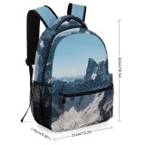 yanfind Children's Backpack Chamonix Range  Sky   Snow Free Mont  Blanc.⁩ ⁨ Preschool Nursery Travel Bag