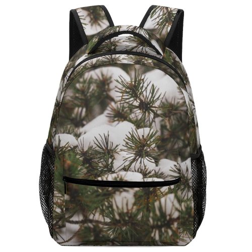 yanfind Children's Backpack Landscape Abies Ornamental Pine Plant Rockery Fountain  Pictures Terrace Stock Preschool Nursery Travel Bag