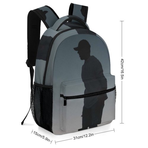 yanfind Children's Backpack Backlit Dark Sunset Landscape Evening Light Wear Portrait Tranquil Outdoors Scenic Preschool Nursery Travel Bag