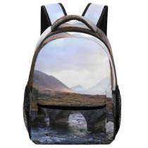 yanfind Children's Backpack Stone River Sky Shining Scotland Scottish Highlands Skye Island Preschool Nursery Travel Bag