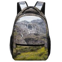 yanfind Children's Backpack Landscape Trail Wallpapers Pictures Outdoors Waterfall Snow  Wildflowers Park Preschool Nursery Travel Bag