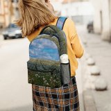 yanfind Children's Backpack Field Outdoors Grassland Sky Tasmania Cloud Cumulus Countryside Australia Farm Meadow Rural Preschool Nursery Travel Bag