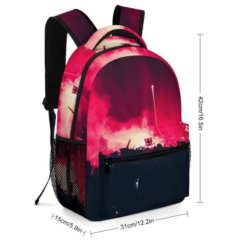 yanfind Children's Backpack Festival Entertainment Dark Performance Lights Crowd Audience Event Musicians Live Rave Preschool Nursery Travel Bag