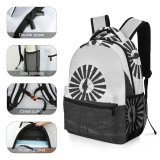yanfind Children's Backpack Engine Field  Grass  Rural Motor Machine Free Architecture Country Preschool Nursery Travel Bag