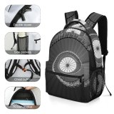 yanfind Children's Backpack Clock Wallpapers Building Wristwatch Coil Grey  Spiral Creative Staircase Images Preschool Nursery Travel Bag