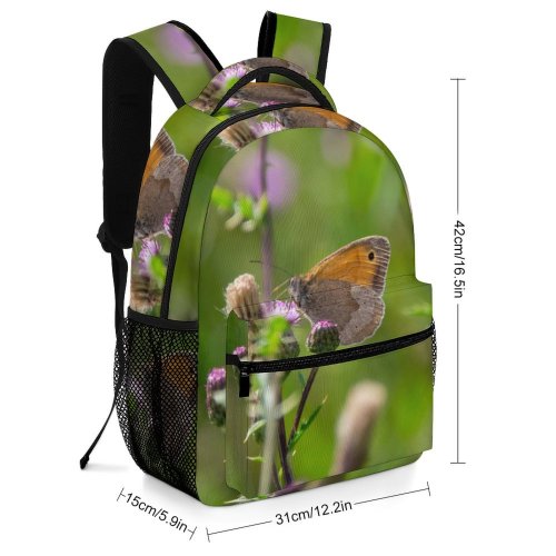 yanfind Children's Backpack Butterfly Insect Invertebrate Birds Plant  Flower Bee Honey Purple Creative Commons Preschool Nursery Travel Bag