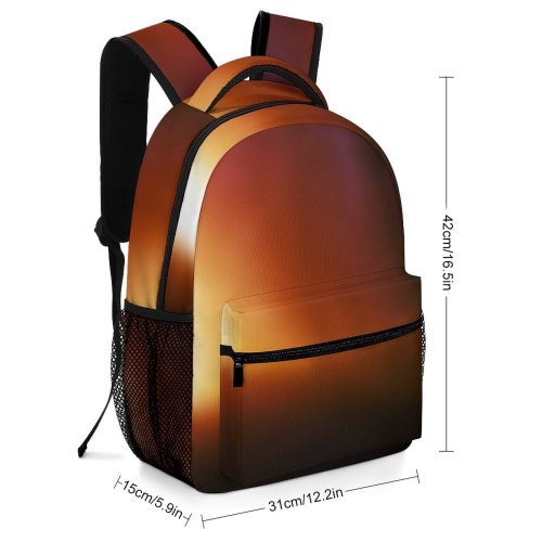 yanfind Children's Backpack  Blurred Dark Light Preschool Nursery Travel Bag